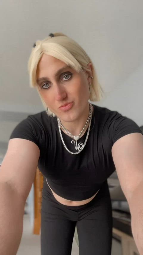 amateur femboy leggings mtf onlyfans pawg sissy tiktok trans trans woman gif