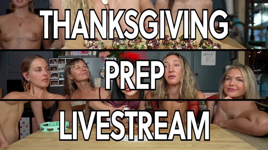 Sharing last month’s Thanksgiving prep stream—one of the most energetic streams