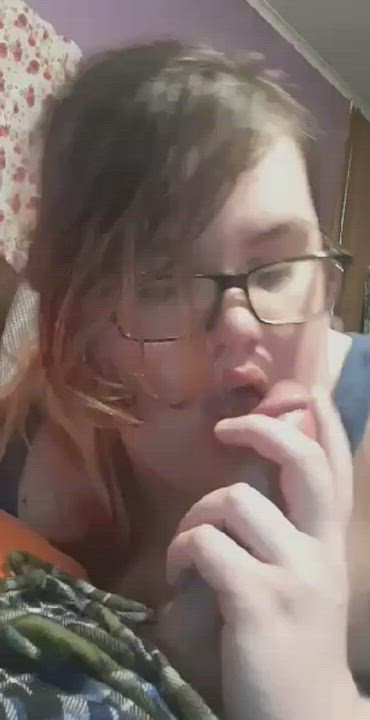 BBW Blowjob Deepthroat gif