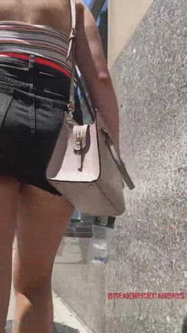 public skirt voyeur gif