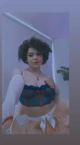big ass big tits cosplay latina prinzzess teen gif