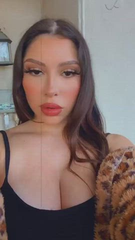 boobs huge tits latina gif