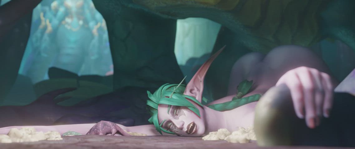 Animation Back Arched Doggystyle Elf Fantasy Monster Cock gif