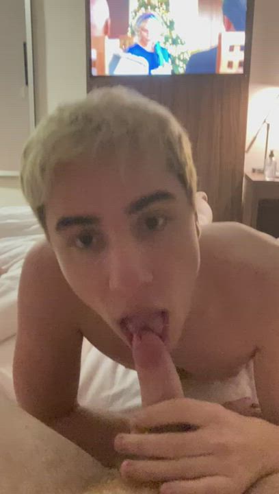 Blonde Blowjob Gay Twink gif