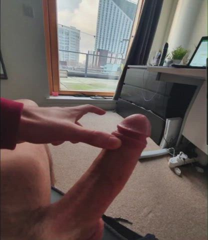 Who wants to choke on my cock whilst I work at my desk?
