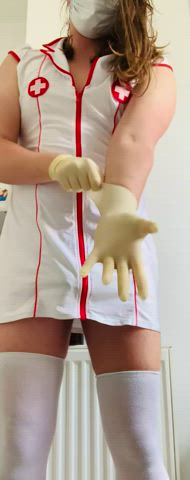 latex latex gloves nurse gif