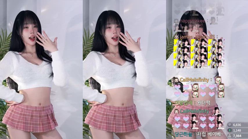 asian big tits dancing korean gif