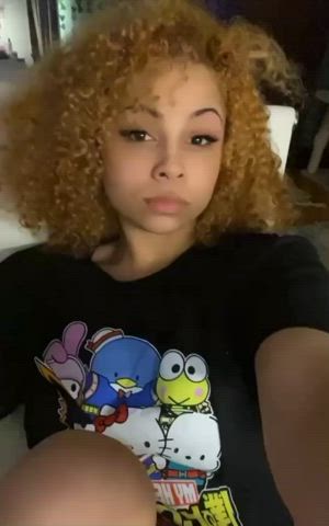 Curly Hair Ebony Lips gif