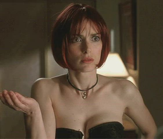 winona ryder cleavage celebrity gif