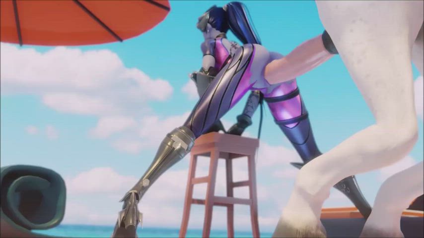 Big Dick Overwatch Public gif