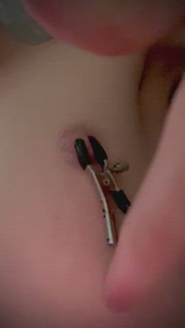 masochism nipple clamps nipples gif