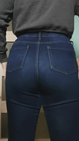 ass booty jeans gif