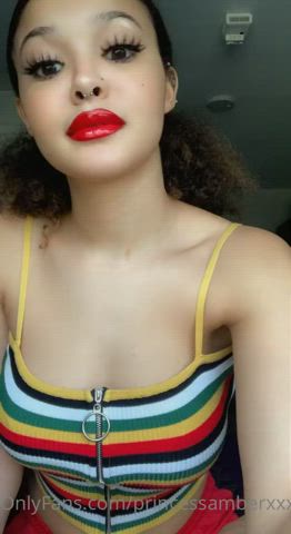 Big Tits Boobs Ebony OnlyFans gif