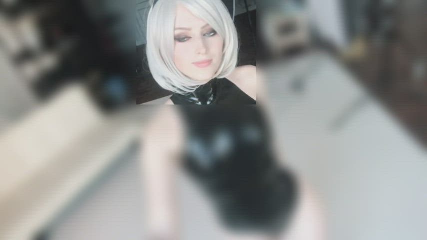 censored cosplay latex gif