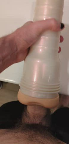 Big Dick Cum Fleshlight gif