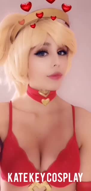 Valentine's Day Mercy Ahegao (Overwatch) - by Kate Key (self)