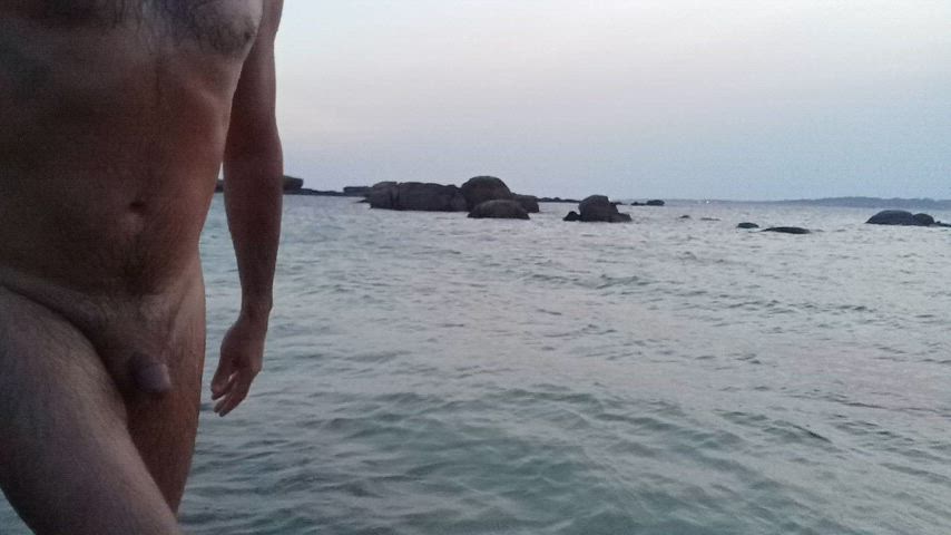 beach exhibitionist nude nudist nudity outdoor underwater watersports wet gif