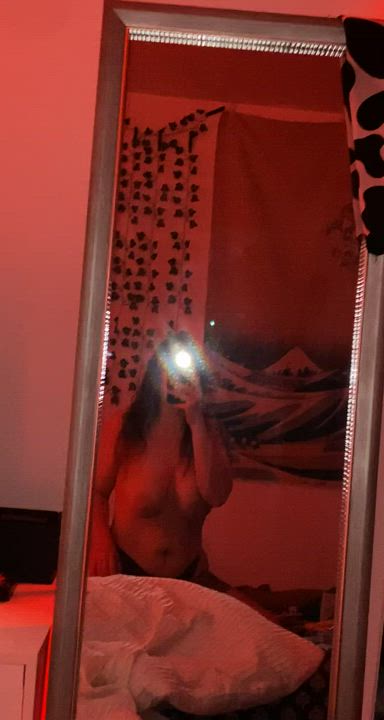 Gotta have mirror at the end of my bed ?? check out link below for over 100+ videos/pictures