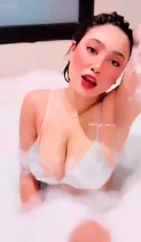 big tits boobs chubby desi hindi indian model pakistani slut thick gif