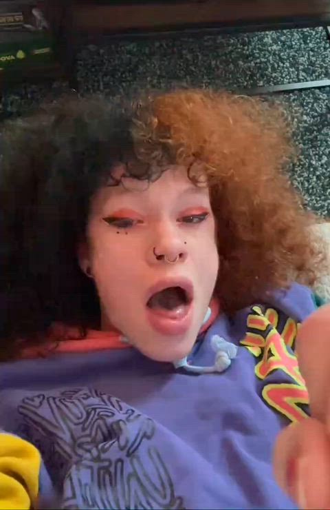 Big Dick Pretty Trans Girlfriend Cum In Mouth