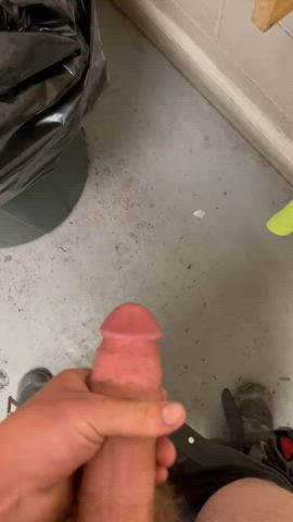 Milking my fat young cock