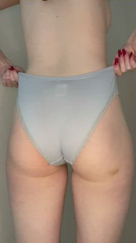 amateur ass brunette panties petite skinny teen underwear gif