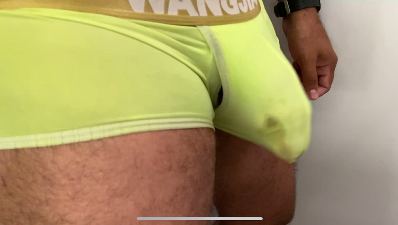 My bulge gets me wet