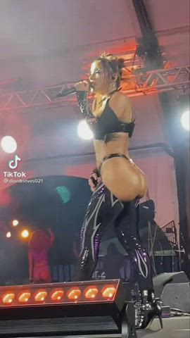 Booty Dancing Latina Public Sweaty Sex Thong gif