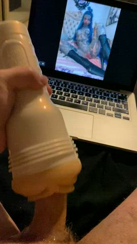 cock fleshlight male masturbation masturbating tribute uncut gif