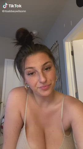 Big Tits Busty Cleavage Huge Tits TikTok gif