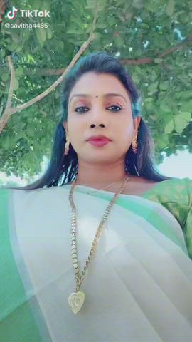 Indian MILF Saree TikTok gif