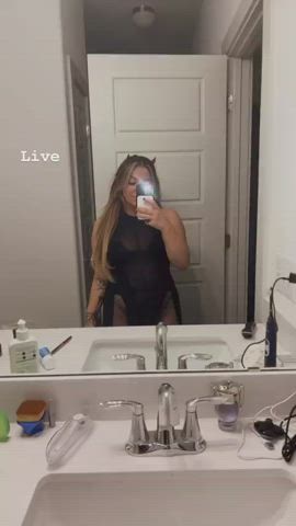 curvy tease thick gif