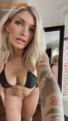 bikini pretty selfie gif