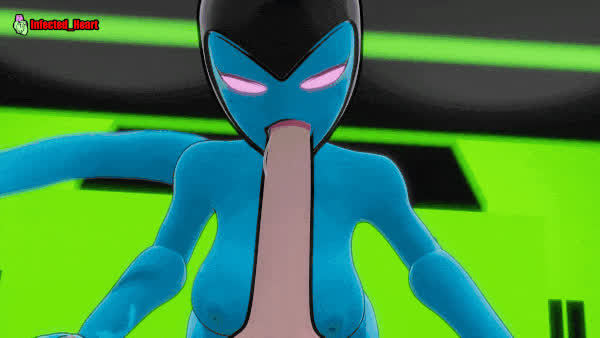 Alien Animation Blowjob Rule34 gif