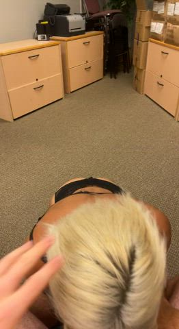 We snuck in a blowjob at my office