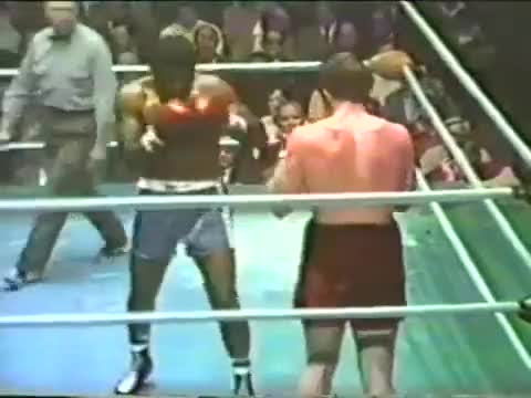 Floyd Patterson's 19th professional knockdown
