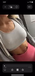 Amateur Boobs Fitness gif