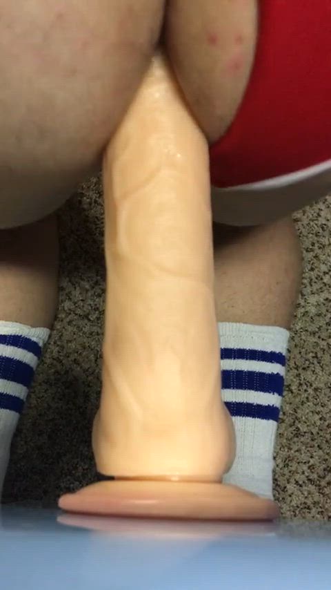 ass close up dildo doggystyle gay male masturbation pov teen twink twunk gif