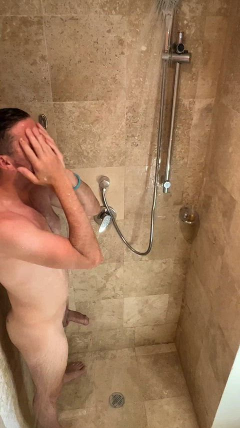 amateur blowjob cock milf pilatesmilf shower gif