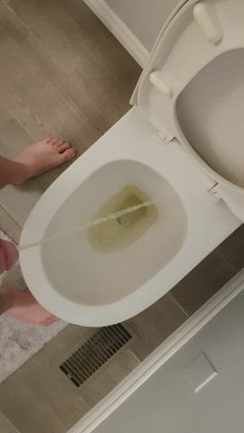 cock feet penis piss pissing gif