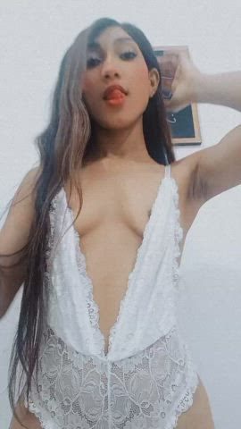 Ass Colombian Dancing Latina Long Hair Sensual Skinny Tight Pussy Tits gif