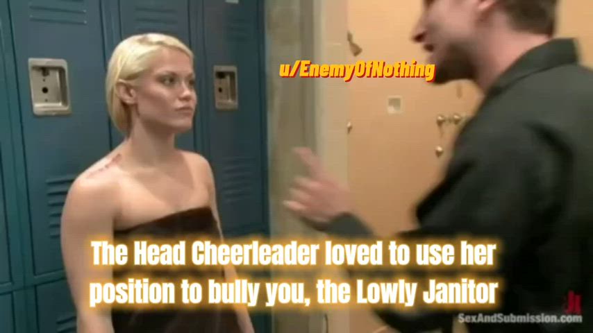 Head Cheerleader and The Lowly Janitor