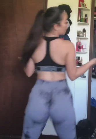 Big Ass Jiggling Latina Slow Motion Twerking gif