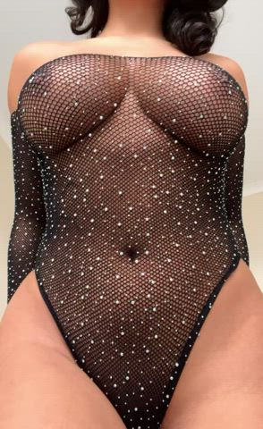 big tits busty lingerie tiktok gif