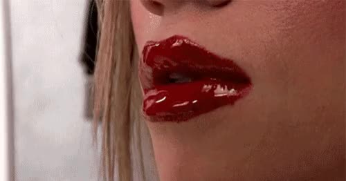 Cherry Red Lips