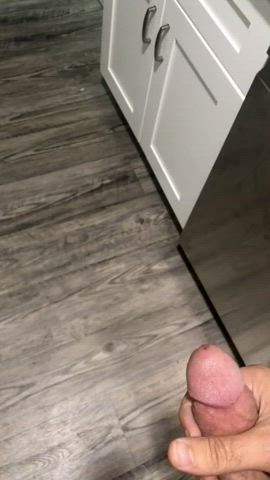 Pissturbating in the kitchen pt. 2