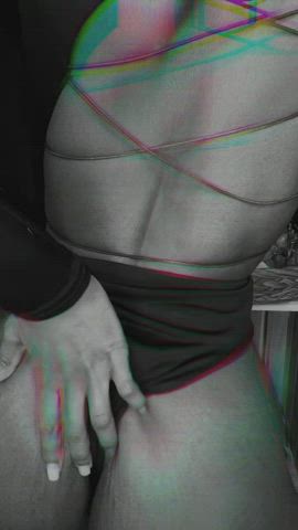 ass ass spread big ass body bodysuit ebony hourglass nails gif