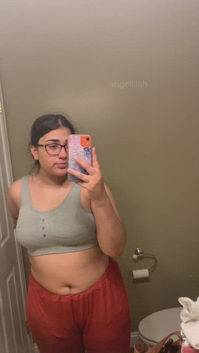 Big Tits Boobs Curvy Thick TikTok Topless gif