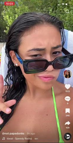 big tits bikini tiktok gif