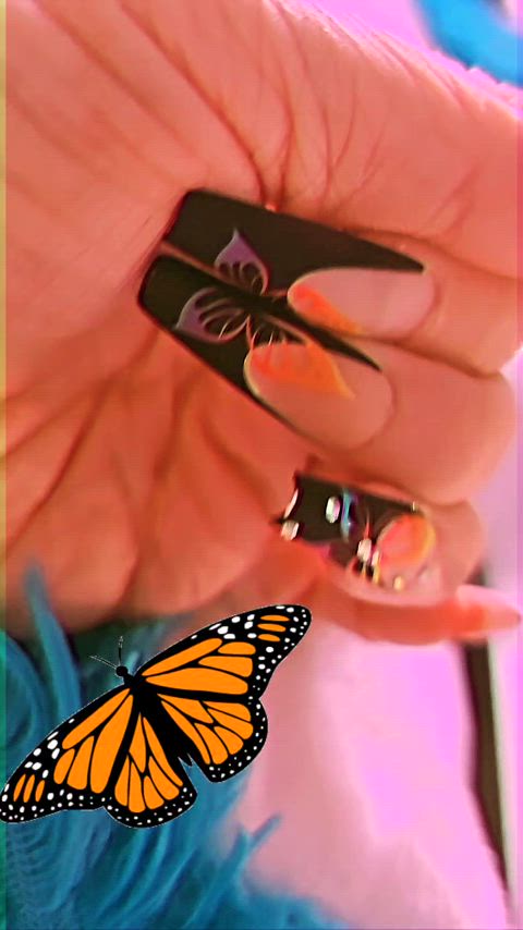 Butterfly nails...